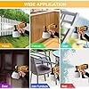 Paint Sprayer, 700W HVLP Spray Gun with Cleaning & Blowing Joints, 4 Nozzles and 3 Patterns, Easy to Clean, for Furniture, Cabinets, Fence, Walls, Door, Garden Chairs etc. VF803