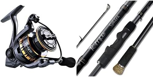 Tempo Sphera Fishing Rod and Reel Combo, 11.02 LBs Spinning Reel, 6'0" Light Moderate Fast Spinning Rod