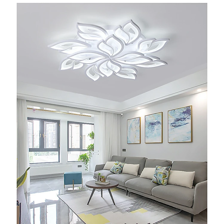 Ceiling light - PION 12-blade decorative LED light for interior decoration