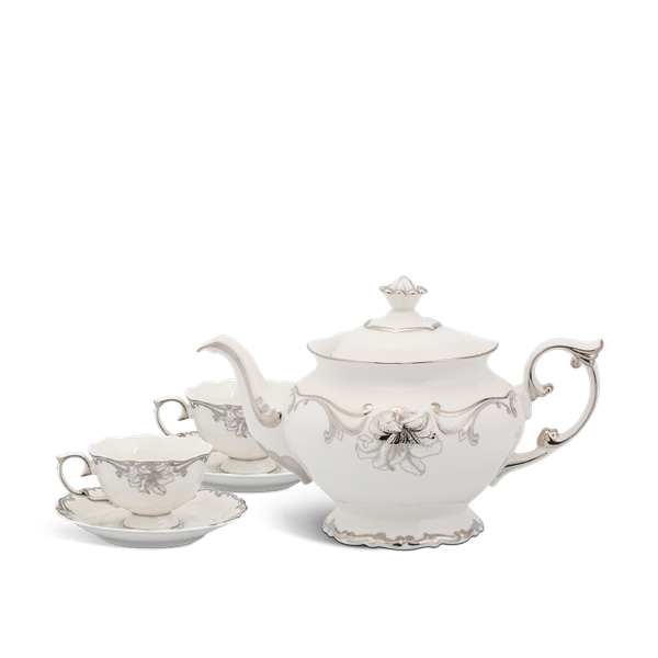 Tea Set 0.8 L - Palace - Platinum Decoration