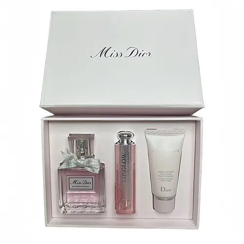 Dior Miss Dior Blooming Bouquet Lip Balm + Perfume + Miss Dior Hand Cream Set of 3