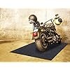 Motorcycle, Golf cart, Go-kart, Mountain Bike Floor Mat,Absorbent Fabric,Anti-slip and Waterproof Backing,Washable,Garage and Shop Parking Mats(8.7Feet x 7.6 Feet)
