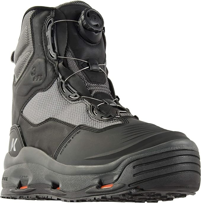 Korkers Darkhorse Men's Wading Boots - A remastered classic - Includes interchangeable felt and non-slip soles