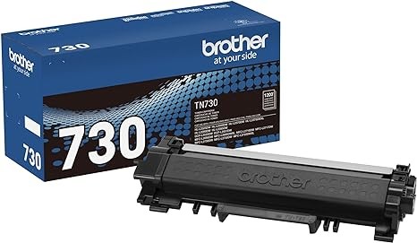 Brother Genuine Standard Yield Toner Cartridge, TN730, Replacement Black Toner, Page Yield Up To 1,200 Pages, Amazon Dash Replenishment Cartridge