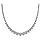 Brand: Madina Jewelry 8.00 Ct Ladies Graduated Round Cut Diamond Necklace in 14 Kt White Gold  Search this page