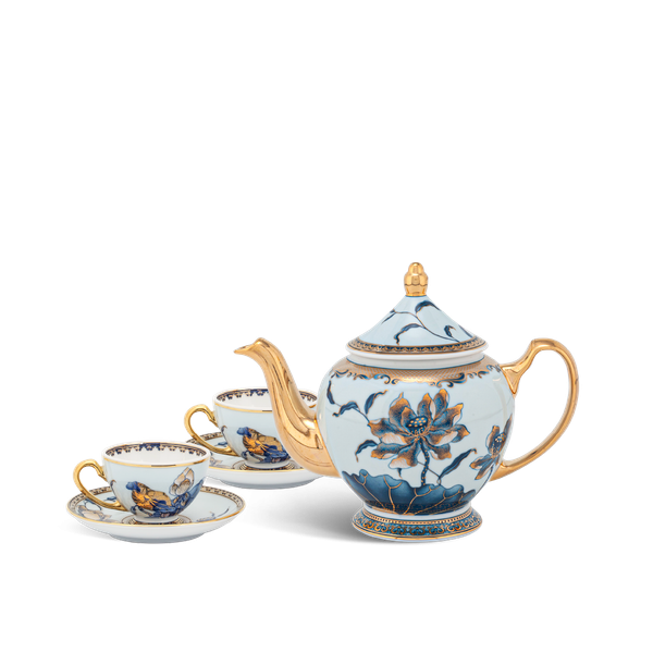 Tea set 0.8 L - Royal Palace - Jade Lotus