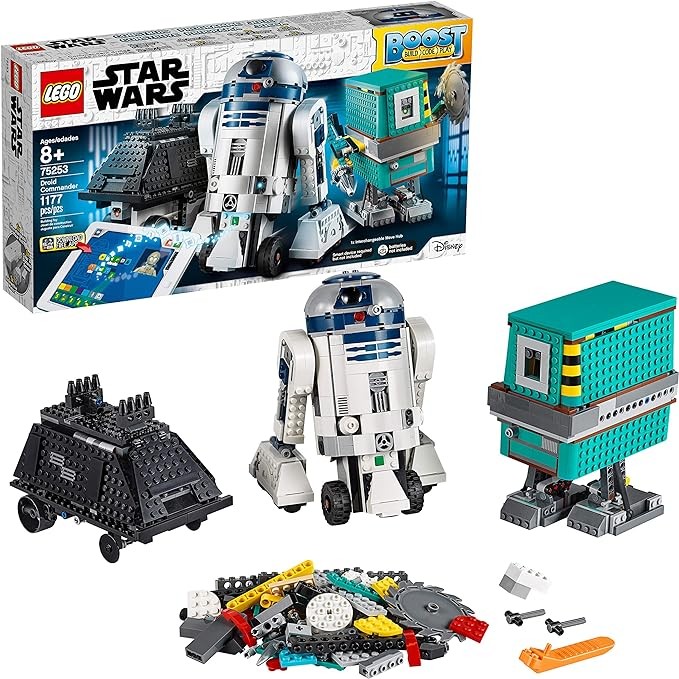 LEGO Star Wars Boost Droid Commander 75253 Star Wars Droid Building Set with R2 D2 Robot Toy for Kids to Learn to Code (1,177 Pieces)