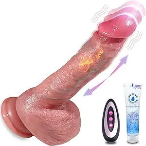 Thrusting Dildo Vibrator Sex Toys - Adult Sex Toys Realistic Penis G Spot Vagina Silicone Dildos Female Sex Stimulator with 7 Modes & Suction Cup, Adult Women Sex Toys & Games for Women Couples, 8.7"