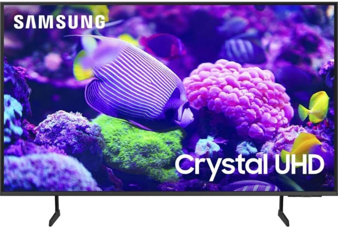 SAMSUNG 50-Inch Class Crystal UHD 4K DU7200 Series HDR Smart TV w/Object Tracking Sound Lite, PurColor, Motion Xcelerator, Mega Contrast, Q-Symphony (UN50DU7200, 2024 Model)