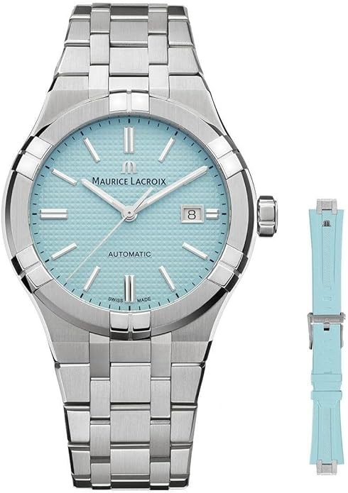 Maurice Lacroix AIKON Automatic Summer Edition 42mm Turquoise Watch AI6008-SS00F-431-C