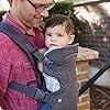 Infantino Flip Advanced 4-in-1 Carrier - Ergonomic, convertible, face-in and face-out front and back carry for newborns and older babies 8-32 lbs