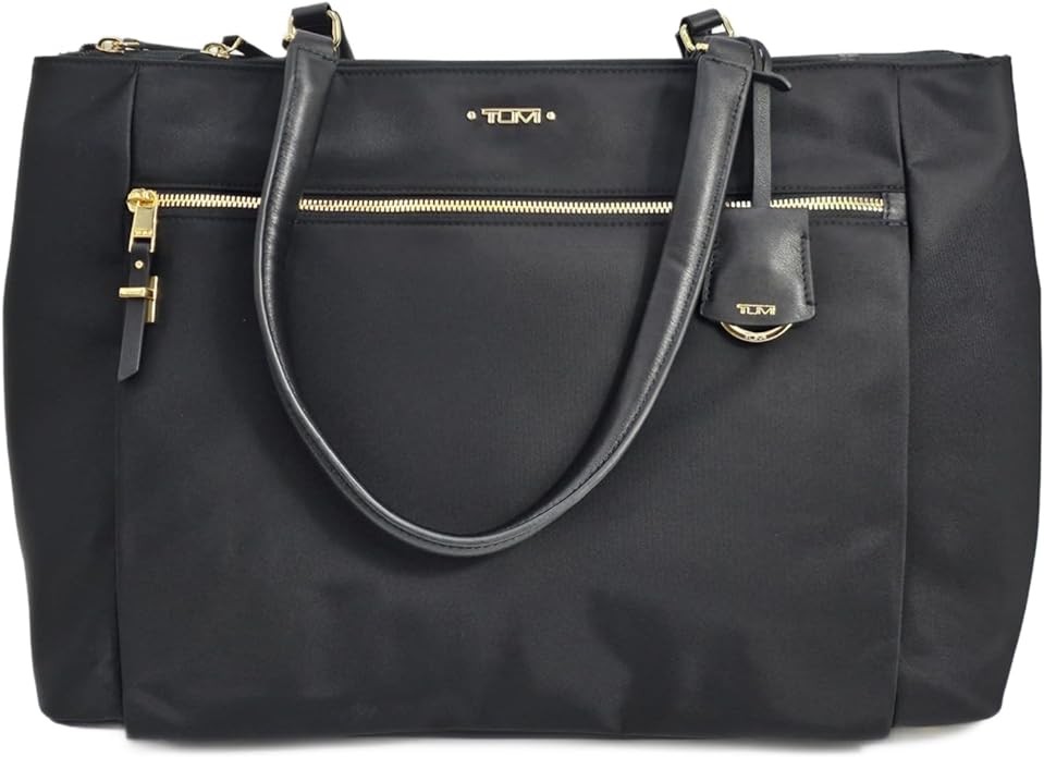 TUMI Sonia Black With Gold Hardware Women's Business Tote