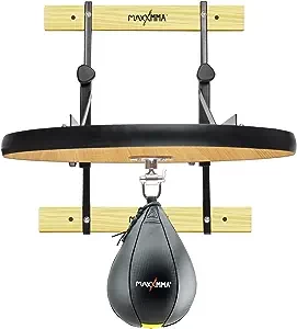 MaxxMMA Speed Bag Platform Kit - Heavy Duty Boxing Training Equipment with Punching Ball, Adjustable Height for Home Fitness, Suitable for Boxing and Fitness Enthusiasts