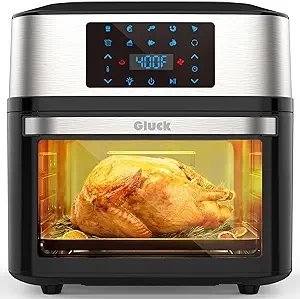 Air Fryer Oven, 10-in-1 20QT Airfryer Oven with Visible Cooking Window, Large Air Fryer Toaster Oven Combo with Recipes & 10 Accessories, ETL Certification