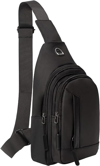 Crossbody Bag Unisex for Men and Women - Ideal for Hiking, Travel, and Everyday Adventures - Multipurpose Cross Body Chest Bag with Durability and Style - Your Go-To Outdoor Companion