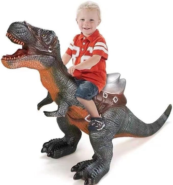 Kids Ride on Toys Dinosaur（ Brachiosaurus，Tyrannosaurus rex，Triceratops） (Triceratops)