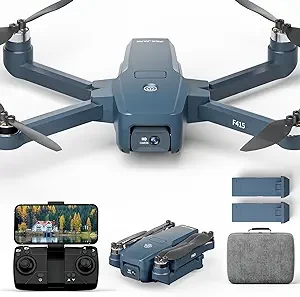 Brushless Motor Drones with 2 Cameras 40KM/h MAX Wind Resistance Class 4 for Adults Drone 5GHz WIFI FPV with HD Camera Quadricopter RC for Beginners 2 Batteries 30 Minutes X15 UAV