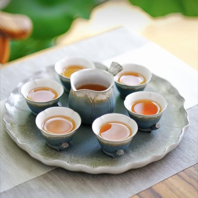 CHCDP Ceramic Tea Set Gift Box Self-use Gift Home Gift Set Living Room Office Home Tea Set Gift