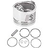 Auto Parts,62mm Piston Ring Kit Metal Alloy Motorcycle Replacement Parts