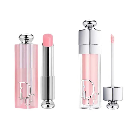 Dior Dior Addict Lip Glow Balm + Addict Lip Maximizer 001 Pink Set