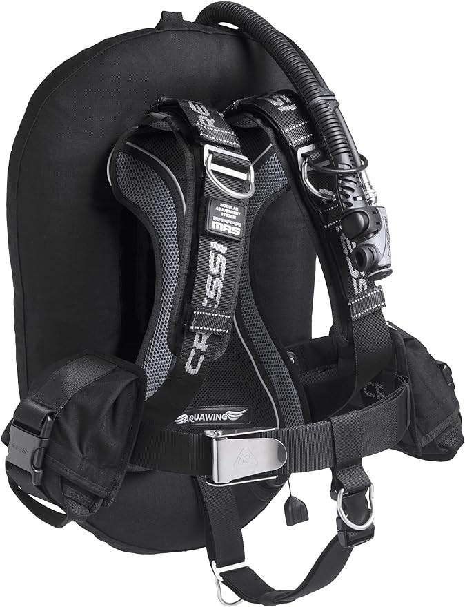 Cressi Wing-Style Scuba Diving BCD - One Size Unisex - Patented Modular System - Aquawing Plus: Italian design, quality since 1946