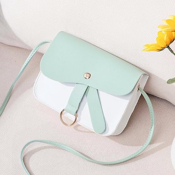 ZFW Modern Portable Crossbody Bag for Women Girl,Convenient Organziered Shoulder Crossbody Bag(Green)