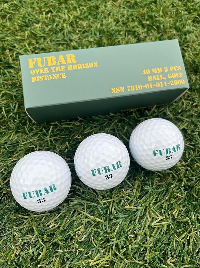 FUBAR Over The Horizon Distance, Golf Ball